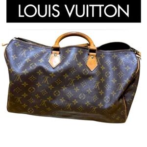LOUIS VUITTON Monogram Speedy 35 Boston Hand Bag, Authentic. EUC.
